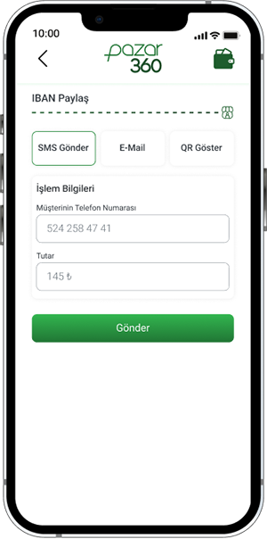 IBAN ile ödeme al